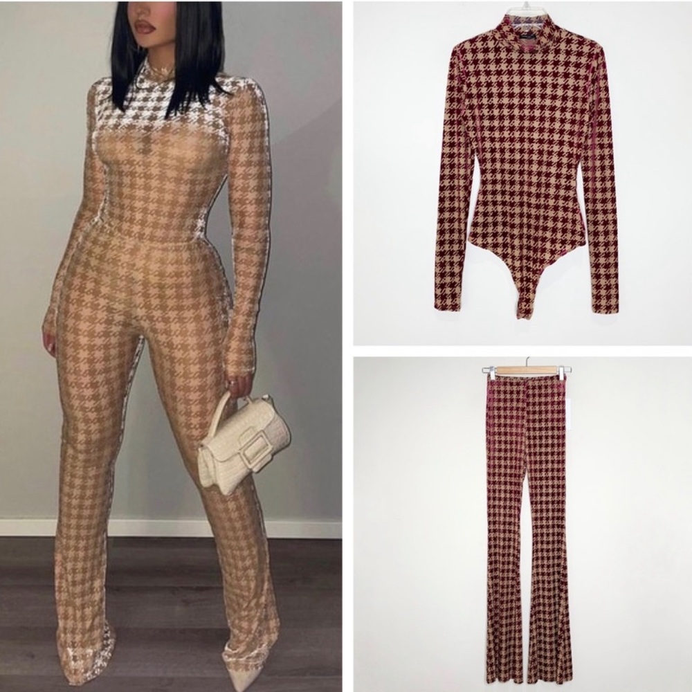 ISO- In Search of… Baked Wardrobe Houndstooth velvet
